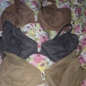 3 (40DD) skims bras Plum,Rose Clay, Sienna